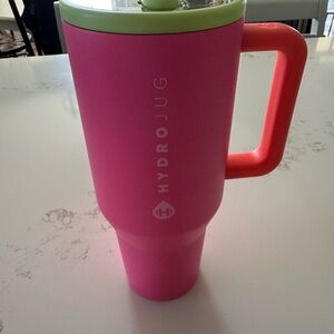 HydroJug Pink and Green Water Bottle